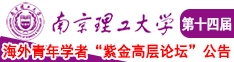 鸡鸡操屁股网站南京理工大学第十四届海外青年学者紫金论坛诚邀海内外英才！